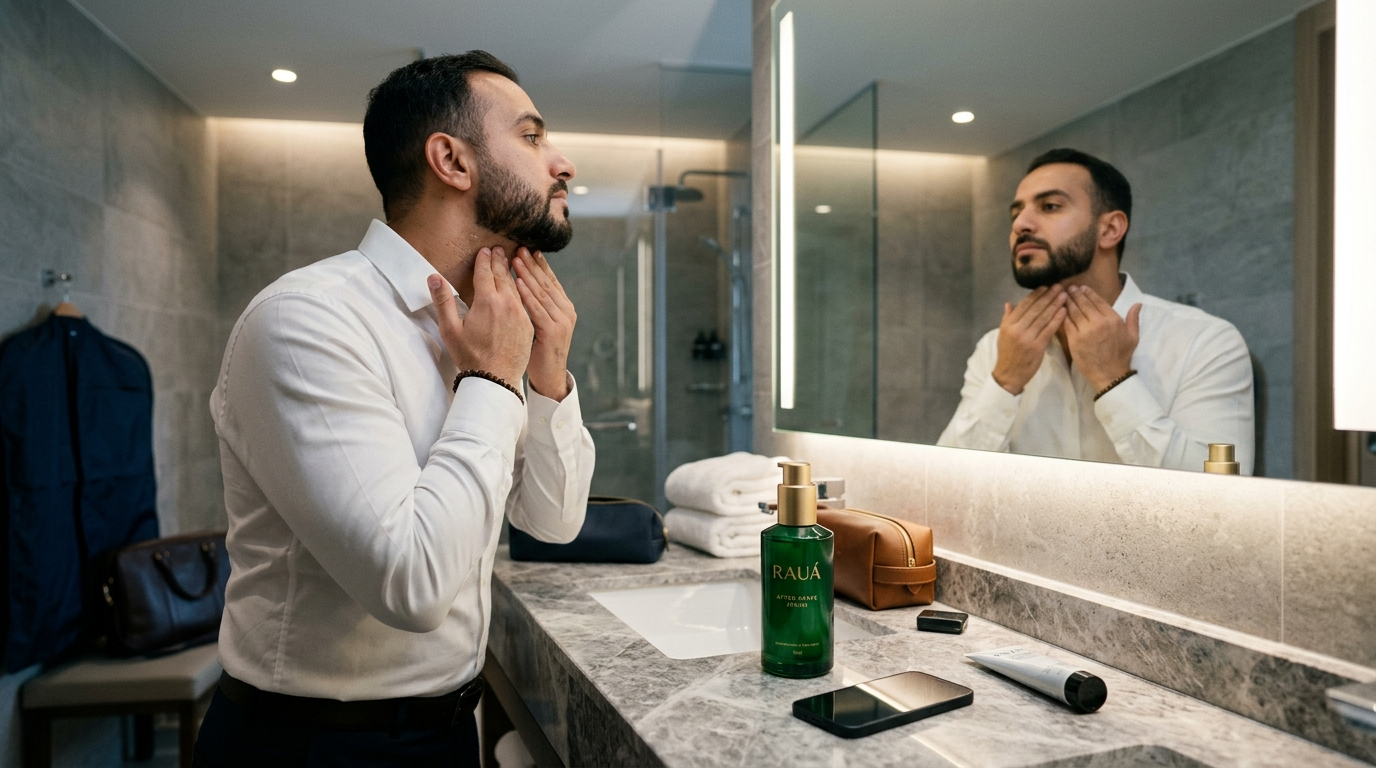 Business professional daily grooming